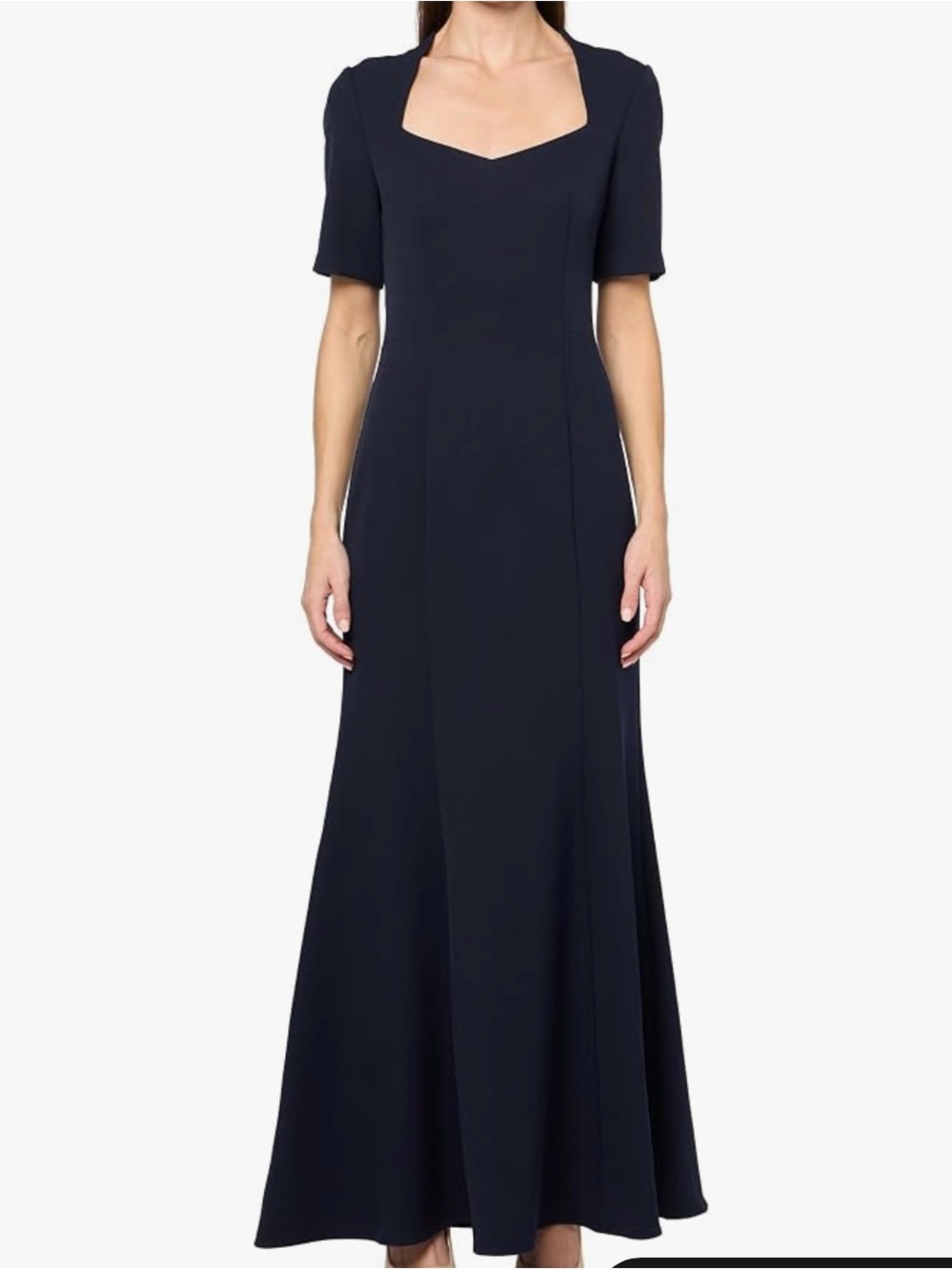 Shoshanna Women's Navy Midnight Crepe Elie Dress size 6
